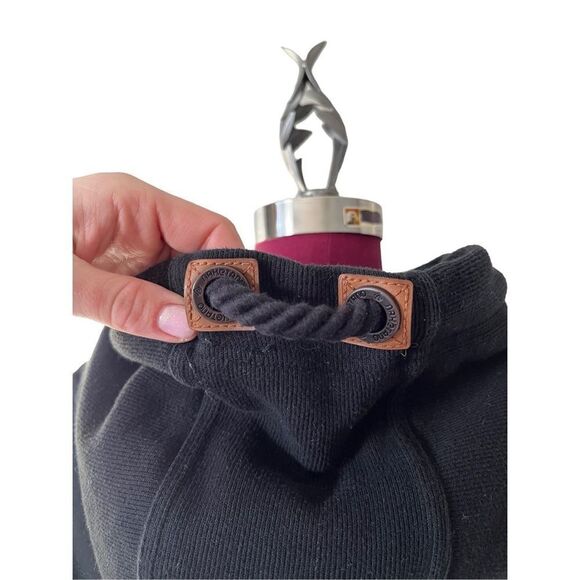 Naketano Womens Brave New Word Black Hooded Sweatshirt Germany M - Picture 10 of 11